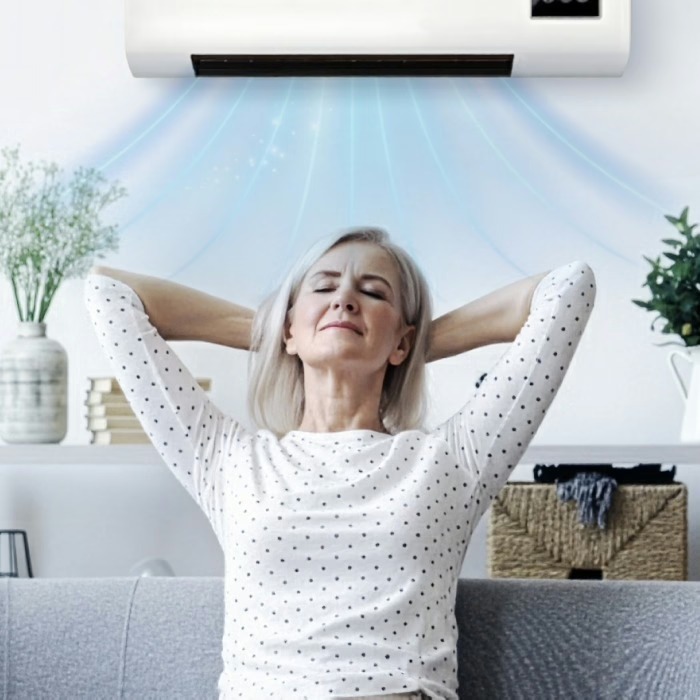Coolzy climatiseur portable pour se détendre avec de l’air frais à la maison